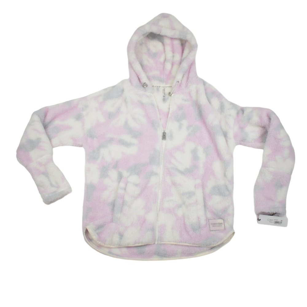 Calvin Klein Performance Pink Camo Print Jacket - Picture 3 of 11